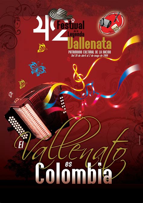 Afiches Del Festival De La Leyenda Vallenata