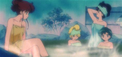 Sailor Moon Episode 40 Makoto Minako Rei And Ami At The Hot Springs Sailor Moon News