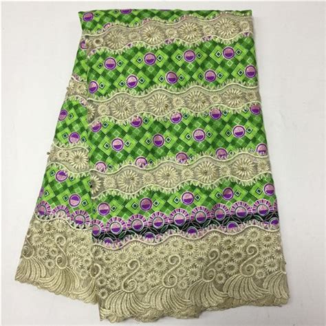 High Quality Good Fabric African Green Guipure Lace Fabric For Sewing Best Selling African Cord