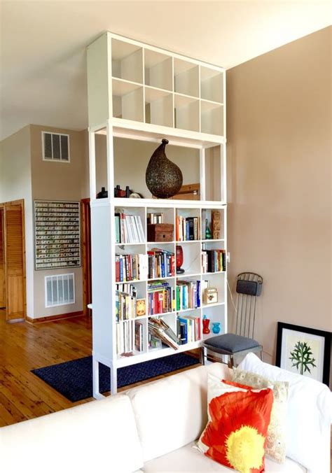 Fine tune with drawers, shelves, boxes and inserts.you can use the furniture as a room divider because it looks good from every angle. 15 Super Smart Ways to Use the IKEA Kallax Bookcase | Apartment Therapy
