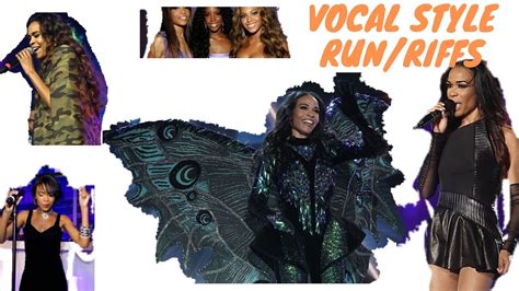 Michelle Williams From Destinys Child Vocal Style Runsriffs