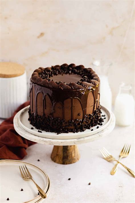 Chocolate Drip Cake Triple Layer Chocolate Drip Cake Madeline Quirk