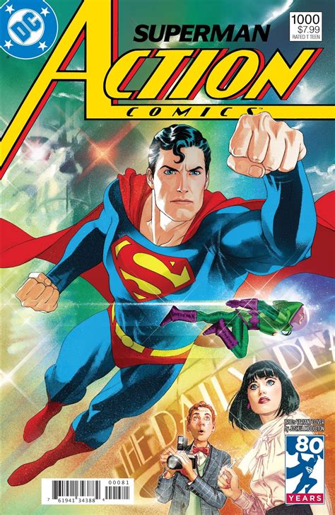 Weird Science DC Comics: Best Action Comics #1000 Covers of the Week
