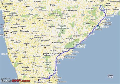 572968d1309924589 Travelogue Bangalore Jamshedpur Back 4000 Km Route Map 2 