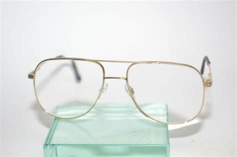 Vintage Luxottica Neil Eyeglasssunglass Frames 58 17 145mn Gep Gold