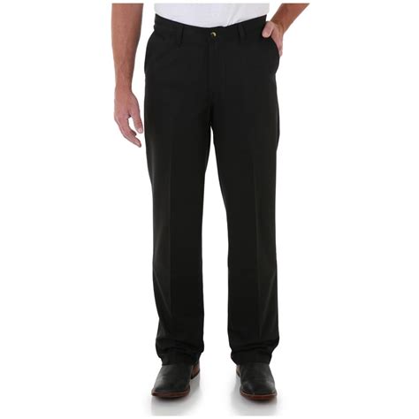 Mens Wrangler Riata Flat Front Relaxed Fit Casual Pants 299377