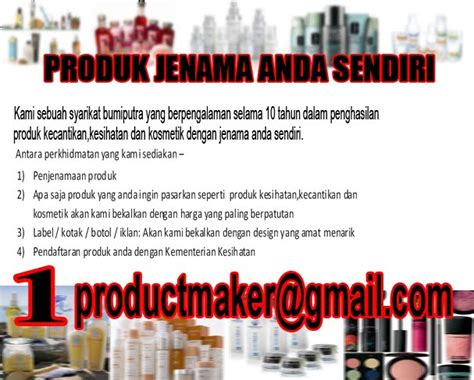 Kami adalah pakar dalam membangunkan produk jenama anda sendiri. 1PRODUCT MAKER: BUAT PRODUK JENAMA ANDA SENDIRI