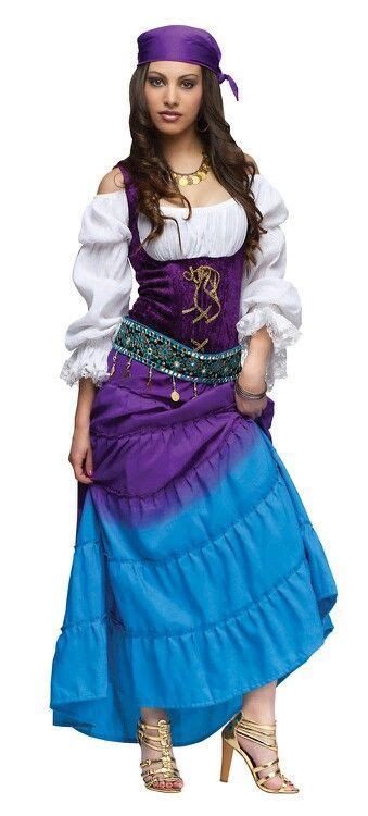 Gitana Adult Costumes Costumes For Women Gypsy Costume Halloween Renaissance Gypsy Fortune