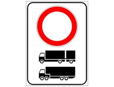 Il Segnale Raffigurato Prescrive Che Possono Transitare Gli Autoarticolati - Divieto transito autotreni ed autoarticolati