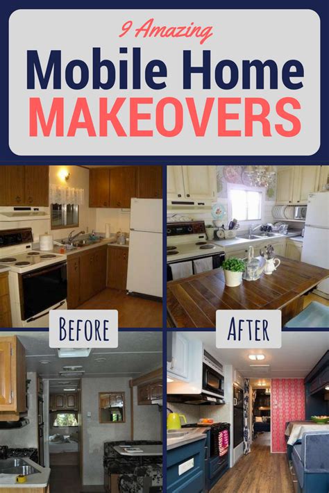Before And After 9 Totally Amazing Mobile Home Makeovers Mobile Home