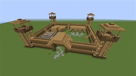 The Fort Minecraft Fort Minecraft Decorations Minecraft