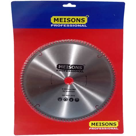 Meisons Diamond Circular Saw Blade 10 X 100t For Aluminum Shopee