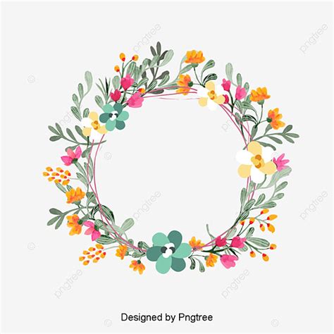 Blue Border, Vector Material, Blue Flowers, Leave The Material PNG and PSD File for Free Download