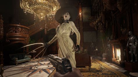 • the woman in resident evil: Resident Evil Village, dettagli su boss, Lady Dimitrescu e ...