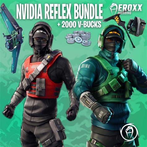 Fortnite Reflex Skin Nvidia Geforce Bundle Epic Games Code Aeroxx