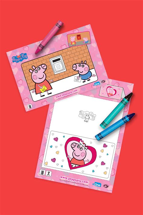 Pairs, like shimmer and shine, blaze and aj nick jr is offering several free valentine's printables for your child. Peppa Valentine's Day Coloring Pages | Nickelodeon Parents