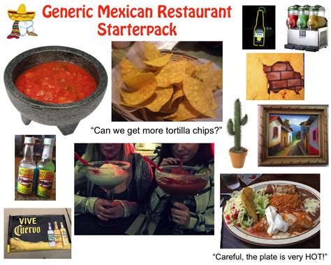 Generic Mexican Restaurant Starterpack Starterpacks