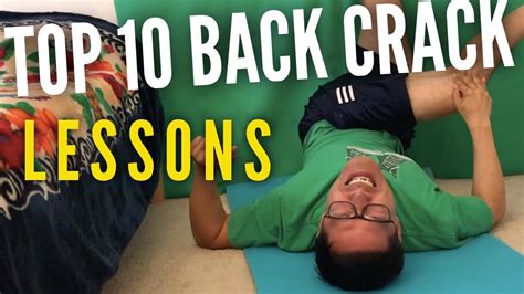 How To Crack Your Own Back Lower Back Adjustment Tutorial Lesson