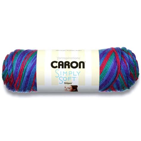 Caron Acrylic Simply Soft Stripes Yarn 141g5 Oz Jersey Shore