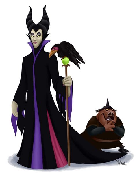 All Hearts Maleficent Diablo And Imp By Lynxgriffin Disney