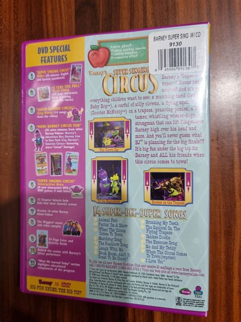 Barneys Super Singing Circus Dvd Region 1 Grelly Usa