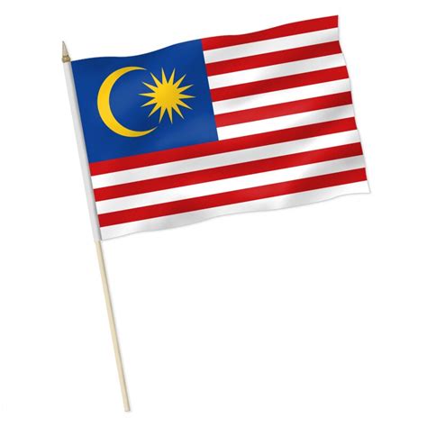 The flag of malaysia, also known as malay: Stock-Flagge : Malaysia / Premiumqualität, 9,70