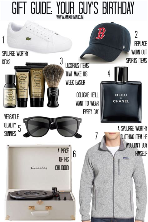 Check spelling or type a new query. Gift Guide: Your Guy's Birthday! - A Mix of Min