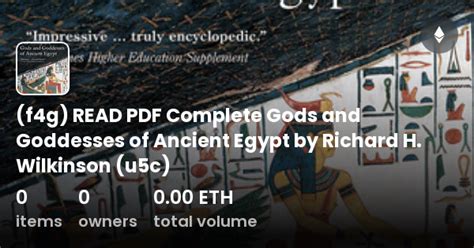 f4g read pdf complete gods and goddesses of ancient egypt by richard h wilkinson u5c