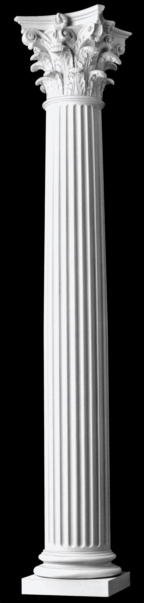 Fluted Roman Columns Polystone® Composite Corinthian Columns