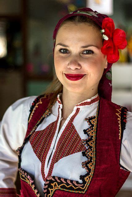 Macedonian Girl Traditional Outfits Costumes Around The World