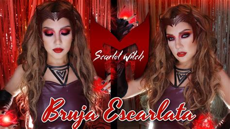 Bruja Escarlata Maquilllaje Scarlet Witch Makeup Tutorial Sorteo