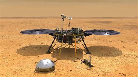 Módulo Espacial Insight De La Nasa Aterriza Con éxito En Marte
