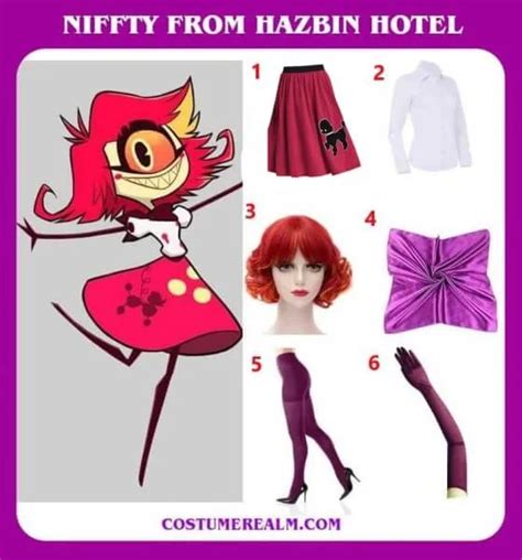 How To Dress Like Niffty Costume Guide Diy Hazbin Hotel Costume