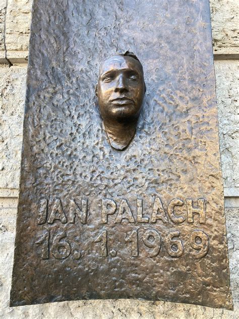 Death-mask of Jan Palach (Olbram Zoubek) — Our Beautiful Prague