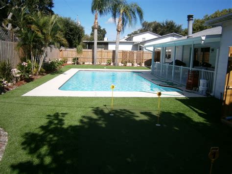 Residential Putting Green Contemporary Garden Orlando By