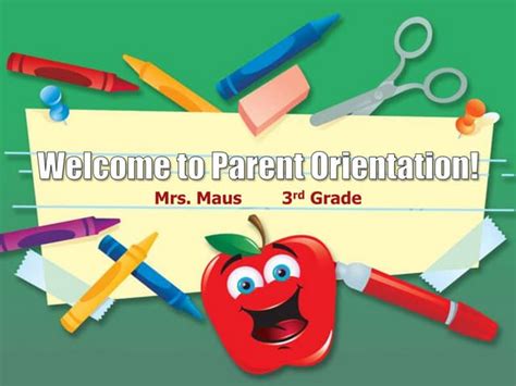 Parent Orientation Powerpoint 2011 2012 Ppt