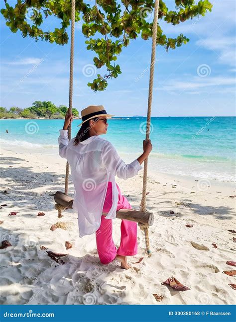 Koh Samet Island Rayong Thailand White Tropical Beach Of Samed Island With A Turqouse Colored