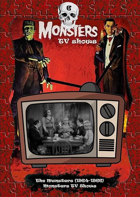 The Munsters 1964 1966 Monsters Tv Shows Card No 6 Monster Cards