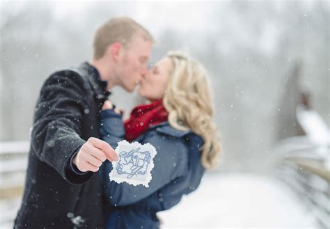 Fun In The Snow Winter Engagement Sessionfun In The Snow Winter