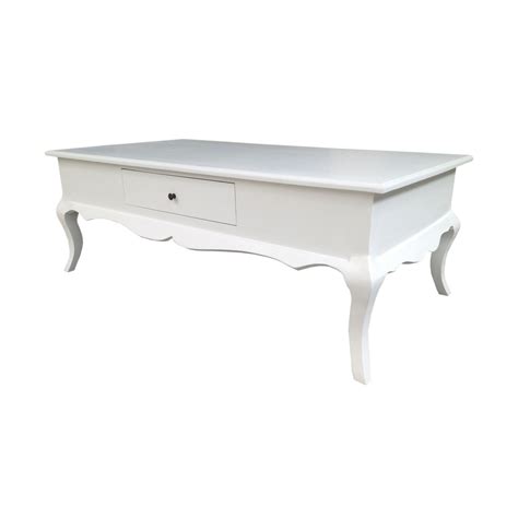 White Antique French Coffee Table Homesdirect365