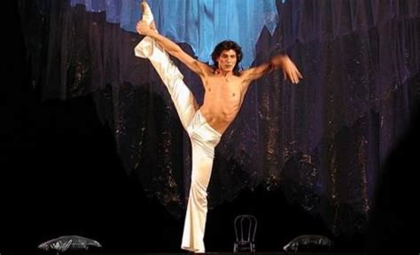 he is one of russia s top ballet dancers referred to as the “flying man ” vladimir acamov is a