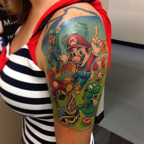 Las Mejores 139 Tatuajes De Mario Bros En El Brazo Cfdi Bbvamx