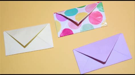 Origami Envelope How To Fold A Paper Envelope Youtube