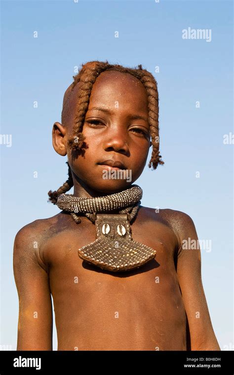 Himba Mädchen Kaokoveld Namibia Afrika Stockfotografie Alamy