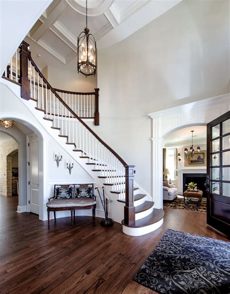 Two Story Foyer Traditional Entry Chicago By Schwarz Lewis