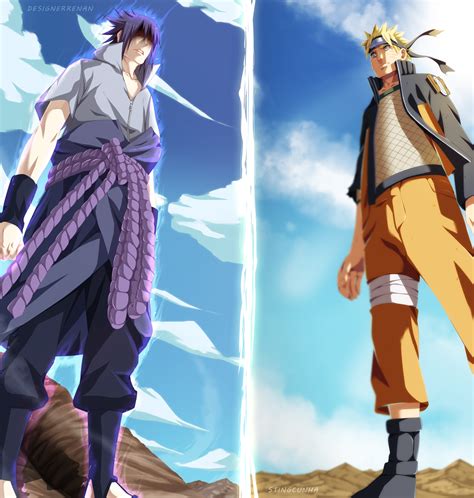 The Anime Reign Naruto Vs Sasuke Color Pages