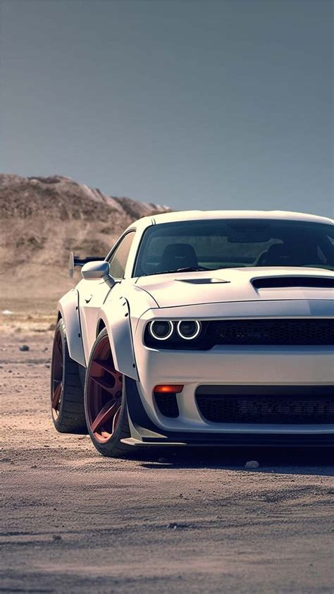 The Front End Of A White Sports Car