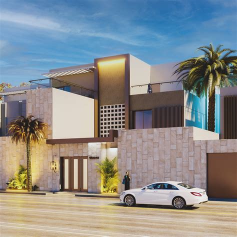 Modern Villa Elevations Designs On Behance