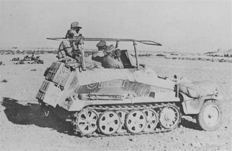 Rommel S SdKfz 250 3 Greif Halftrack Wwii Vehicles Erwin Rommel