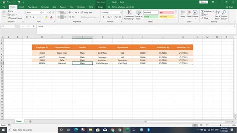 Data Entry Form In Excel Sheet Very Easy Youtube